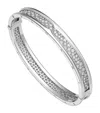 BVLGARI WHITE GOLD AND DIAMOND B. ZERO1 BANGLE