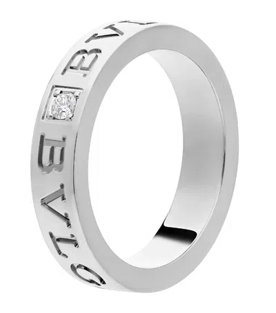Bvlgari White Gold And Diamond B. Zero1 Ring