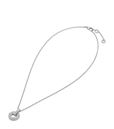 Bvlgari White Gold And Diamond   Necklace