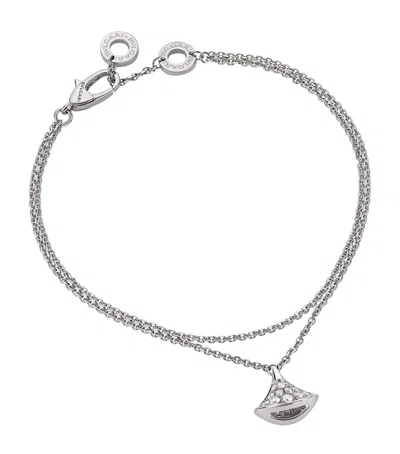 Bvlgari White Gold And Diamond Divas' Dream Bracelet