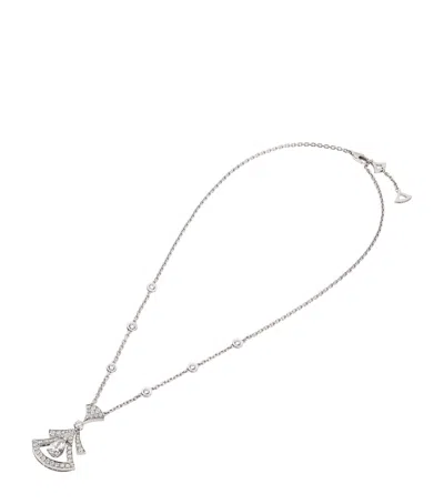 Bvlgari White Gold And Diamond Divas' Dream Necklace
