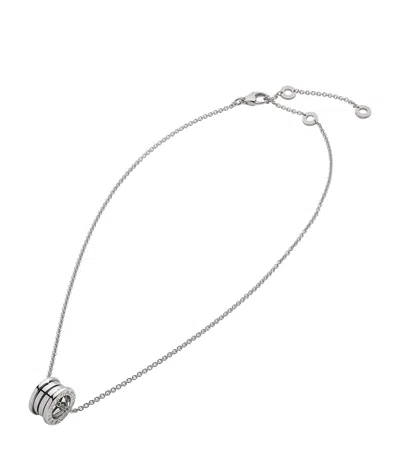 Bvlgari White Gold B. Zero1 Pendant