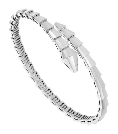 Bvlgari White Gold Serpenti Viper Bracelet