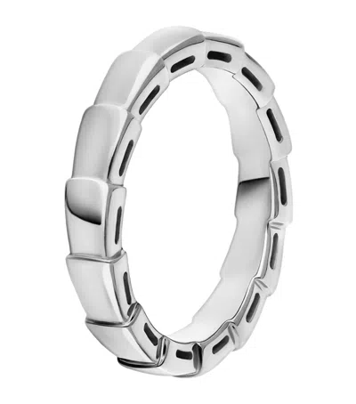 Bvlgari White Gold Serpenti Viper Wedding Band