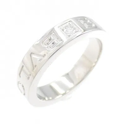 Pre-owned Bvlgari White Gold White Gold (18k) Band Ring ()