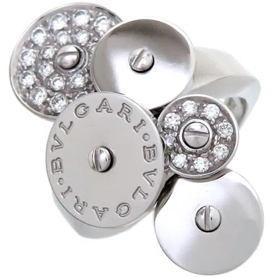 Pre-owned Bvlgari White Gold White Gold (18k) Band Ring ()