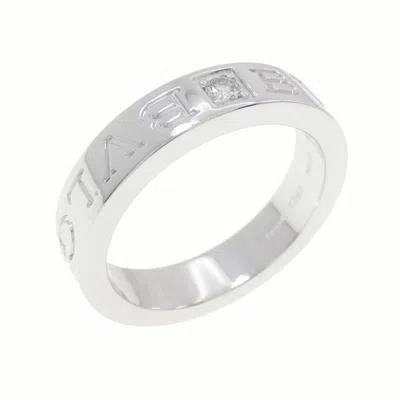 Pre-owned Bvlgari White Gold White Gold (18k) Band Ring ()