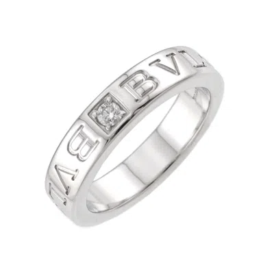 Pre-owned Bvlgari White Gold White Gold (18k) Band Ring ()