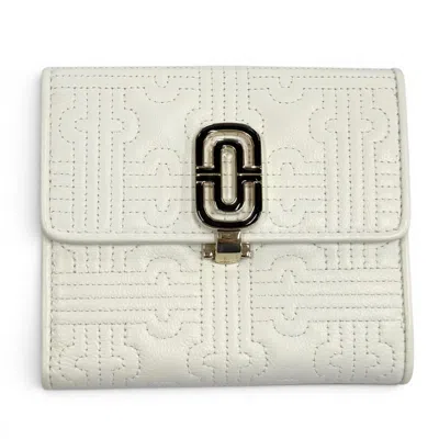 Pre-owned Bvlgari White Leather Wallet (bi-fold) ()