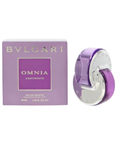 Bvlgari Women's 1.35oz Omnia Amethyste Edt Spray In Transparent