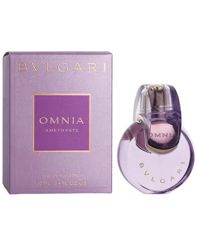 Bvlgari Women's 3.4oz Omnia Amethyste Edt Spray In Transparent