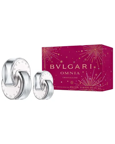 Bvlgari Women's 3.4oz Omnia Crystalline 2pc Set In White
