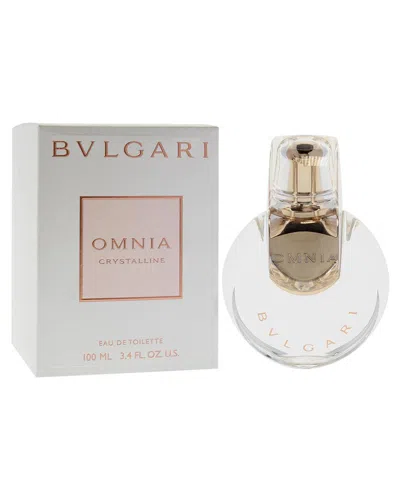Bvlgari Women's 3.4oz Omnia Crystalline Edt In White
