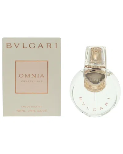 Bvlgari Women's 3.4oz Omnia Crystalline Edt Spray In Transparent