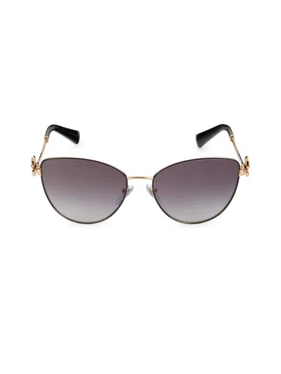 Bvlgari Women's 57mm Cat Eye Sunglasses In Gray