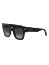 Bvlgari Women's B. Zero1 49mm Butterfly Sunglasses In Black Grey Gradient