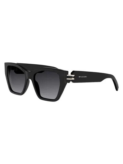 Bvlgari Women's B. Zero1 54mm Cat-eye Sunglasses In Black