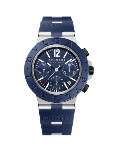 Bvlgari Women's   Aluminum, Titanium & Rubber Chronograph Watch/41mm In Pattern