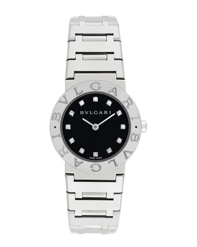 Bvlgari Women's  Diamond Watch In Metallic