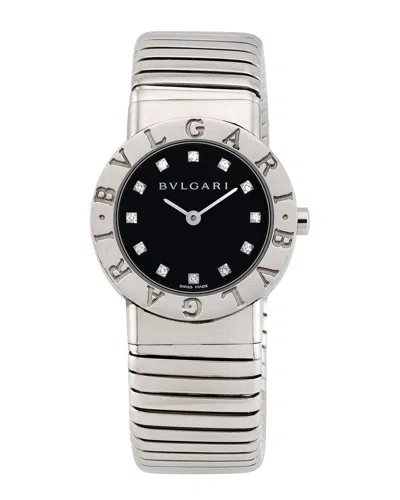 Pre-owned Bvlgari Women's  Diamond Watch, Circa 2000's (authentic Pre-loved)