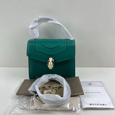 Bvlgari Women Pre-loved Bag Brand New Condition In Green