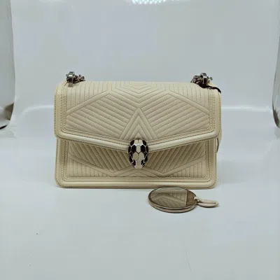 Bvlgari Women Pre-loved Bag Very Good Condition In Neutral