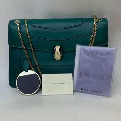 Bvlgari Women Pre-loved Bag Very Good Condition In Green