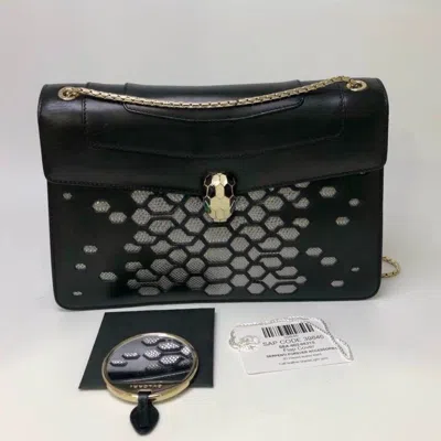 Bvlgari Women Pre-loved Bag Very Good Condition In Black