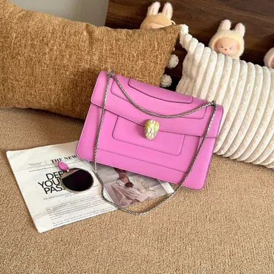 Bvlgari Women Pre-loved Bag Very Good Condition In Pink