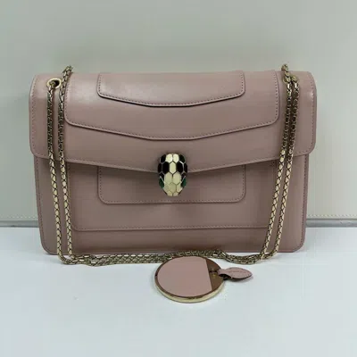 Bvlgari Women Pre-loved Bag Very Good Condition In Pink