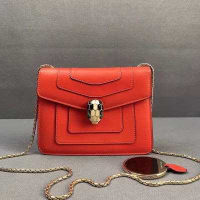 Bvlgari Women Pre-loved Bag Very Good Condition In Orange