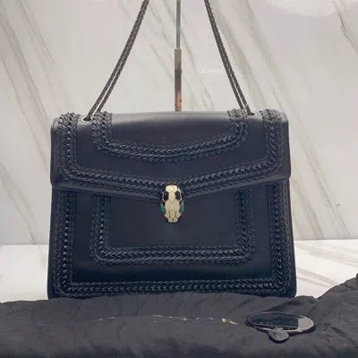 Bvlgari Women Pre-loved Bag Very Good Condition In Blue