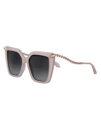 Bvlgari Women's Serpenti 55mm Butterfly Sunglasses In Gray