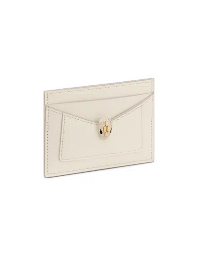 Bvlgari Women's Serpenti Forever Leather Card Case