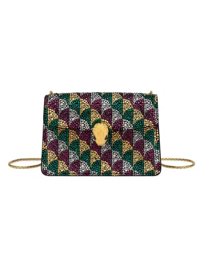 Bvlgari Women's Serpenti Mini Suede Shoulder Bag