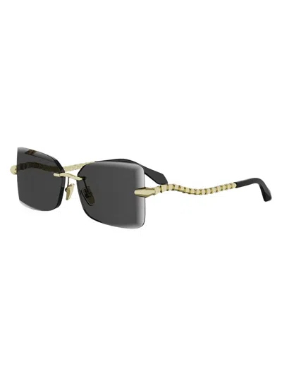 Bvlgari Women's Serpenti Viper 59mm Butterfly Sunglasses In Black
