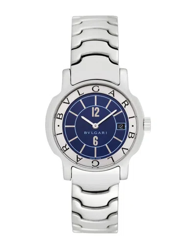 Pre-owned Bvlgari Women's Solotempo Watch, Circa 2000's (authentic Pre-loved)