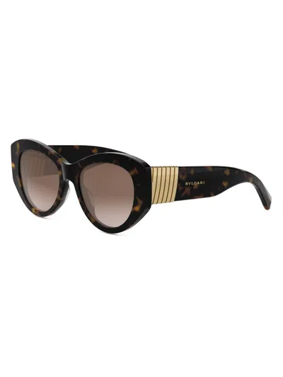 Bvlgari Full Frame Sunglasses In Brown