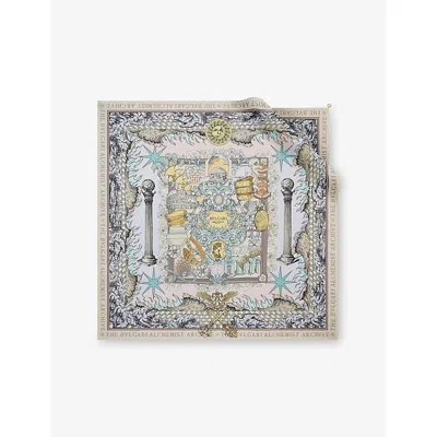 Bvlgari Womens Beige Heritage Alchemist Silk Scarf In Sand