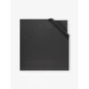 Bvlgari Womens Black Lettere Maxi Voile Silk Scarf In Black