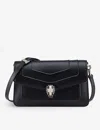 Bvlgari Womens Black Serpenti Forever East-west Leather Shoulder Bag