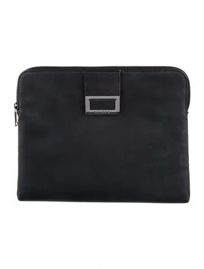 Pre-owned Bvlgari Womens' Black Wallet