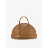 Bvlgari Womens Brown Marquise Large Leather Top-handle Bag