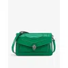 Bvlgari Womens Green Serpenti Forever East-west Leather Shoulder Bag
