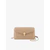 Bvlgari Womens Beige Serpenti Forever Small Leather Shoulder Bag In Sand