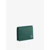 Bvlgari Womens Green   Man Leather Card Holder In Green