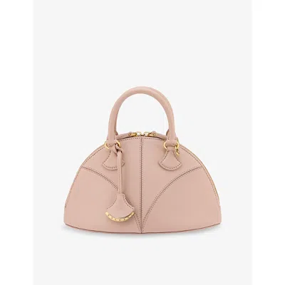 Bvlgari Womens Pink Marquise Small Leather Top-handle Bag