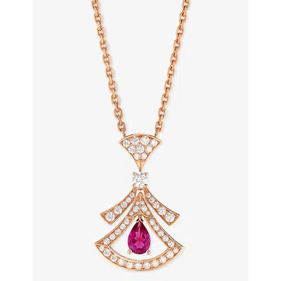 Bvlgari Rose Gold, Diamond And Rubellite Divas' Dream Necklace