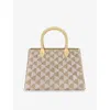 Bvlgari Womens Silver Serpentine Duo Calla Crystal And Suede Tote Bag In Silver