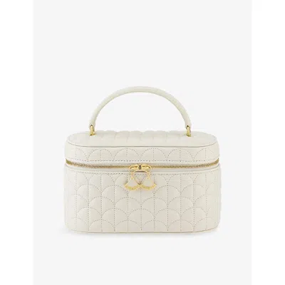Bvlgari Womens White Divas' Dream Leather Vanity Cas